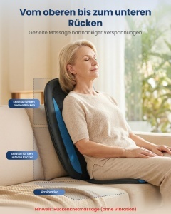 Perna de masaj COMFIER Shiatsu, cu functie de caldura si vibratii, pentru spate si umeri - Img 4
