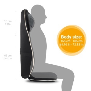 Perna de masaj Medisana MCN, Shiatsu, 3 zone, functie de caldura - Img 2