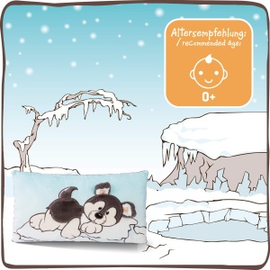 Perna de plus NICI 45740 Husky Swante 43x25 cm turcoazalb moale si confortabila - Img 5