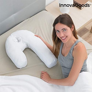 Perna ergonomica InnovaGoods U-Form pentru gravide alb 39 x 57 x 14 cm - Img 4