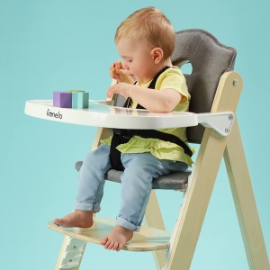 Perna LIONELO pentru scaun inalt Floris, material super moale, prietenos cu pielea, usor de curatat, gauri speciale pentru centuri de siguranta - Img 3