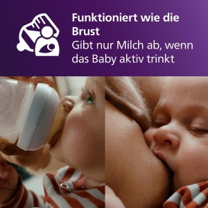 Philips AVENT, Biberon Natural Response 330 ml cu debit 4, Tetina de la 3 luni (SCY906/11) - Img 3