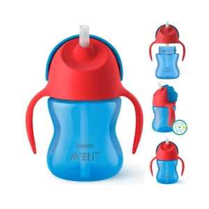 Philips AVENT SCF79601 Pahar de paie albastru