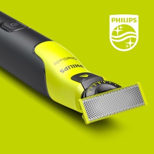 Philips OneBlade 360 Face & Body cu conexiune la aplicatie - Aparat de tuns barba electric, aparat de ras si ingrijire corporala cu tehnologie 360, accesoriu reglabil de tuns 5 in 1, 1x kit de corp, QP4631/30 - Img 4