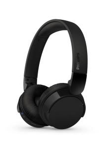 PHILIPS TAH4209BK Casti Bluetooth fara fir usoare cu izolare pasiva a zgomotului - 55 de ore de redare apeluri clare bas dinamic 2 ore de incarcare US - Img 1
