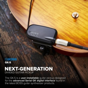 Pickup hexaphonic BOSS GK-5 pentru E-Gitara, instalare usoara, semnal digital stabil - Img 2