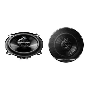 Pioneer TS-G1330F Set de difuzoare coaxiale cu 3 cai de 13 cm din 2 difuzoare (250 W max., 35 W unda sinusoidala fiecare), sunet puternic, eficienta ridicata, adancime de instalare de 44 mm, decupaj incastrat de 121 mm, cu grila