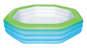Piscina Bestway 54119 Deluxe Octagon Family Pool 251x251x51 cm Capacitate 1030 Litri
