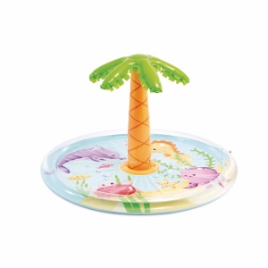 Piscina Gonflabila Intex 56433, 173 x 104 cm, Capacitate 166 l, Design Tropical