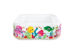 Piscina Gonflabila Intex 57471NP, 159x159x50 cm, Vinil Multicolor - Img 2