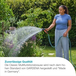 Pistol de stropit GARDENA Classic Multifunctional, 4 modele spray, rezistent la UV - Img 3