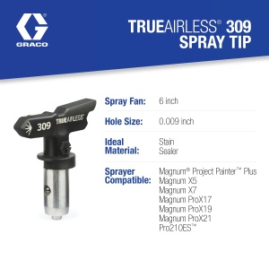Pistol de vopsit Graco TRU309 cu tehnologie SoftSpray, 15.2 cm - Img 4
