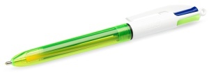 Pix BIC 4 Culori Fluo, 4 nuante, set 12 bucati, ideal pentru birou si scoala - Img 6