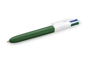 Pix BIC 4 Culori Wood Effect, Set 5 Bucati, Design Lemn, 4 Culoari - Img 3