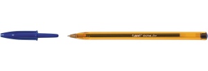 Pix BIC Cristal fine 872730 - Set 50 bucati, scriere fina 0,35 mm, culoare albastra