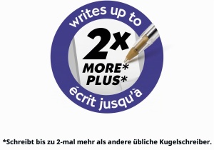 Pix BIC Cristal Fun 929055, set 4 culori (violet, roz, lime, turcoaz), varf 1.6 mm - Img 6