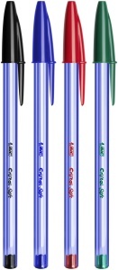 Pix BIC Cristal Soft, 10 bucati, 1,2 mm, culoare albastra - Img 2