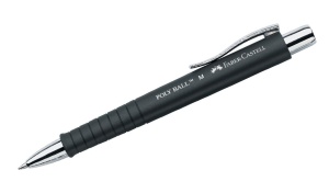 Pix Faber-Castell POLY BALL 241199, 0,5mm, ergonomie triunghiulara, 3 bucati - Img 2