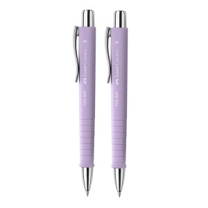 Pix Faber-Castell Poly Ball Sweet Lilac, set 2 bucati, mina XB albastra