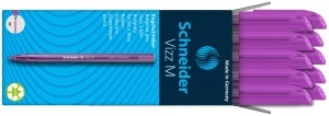 Pix Schneider Vizz, 10 bucati, culoare violet, scriere usoara, tehnologie Gelco - Img 5