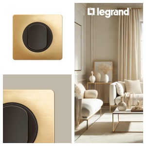Placa de Acoperire Legrand Celiane-Platte pentru Priza si Intrerupator - 1 Fach, Culoare Metalizata - Img 5