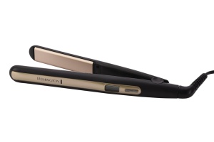 Placa de par Remington S6500 Sleek Curl, 150-230C, negrubeige, ceramic - Img 2