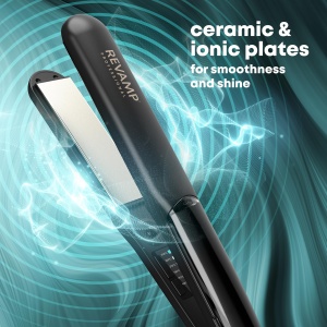 Placa de par Revamp Steam Care, ceramica, 3 setari de temperatura, abur - Img 3