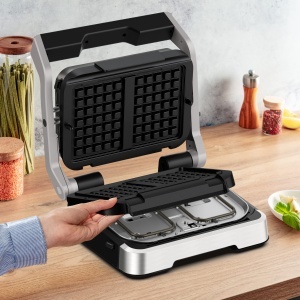 Placi pentru vafe Tefal XA7308 OptiGrill compatibile 4in1 si 2in1 antiaderente negru - Img 4