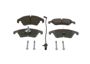 Placute de frana Bosch BP1112 - pentru fata, cu senzor de uzura, cupru gratuit