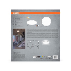 Plafoniera Osram ORBIS Ultra Slim, 22W, 2720lm, alb - Img 3