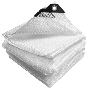 Plasa de protectie VOUNOT 3x5m 180gm impermeabila alba, rezistenta la rupere