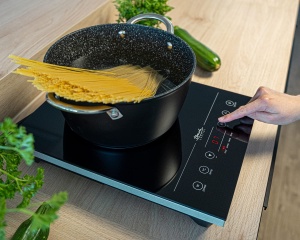 Plita cu inductie Rommelsbacher CT 2010IN Glaskeramik 2000 W Touch Control Timer - Img 5