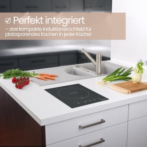 Plita cu inductie Steba IK 60 E, 28 x 28 cm, 2000 W, control tactil - Img 3