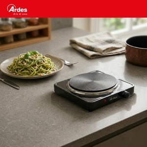 Plita electrica Ardes TIKAPPA AR1F19, 1500W, 18.5 cm, Negru - Img 3