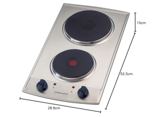 Plita incorporabila Rommelsbacher EBS 3074E, 2 plite, 3000W, inox - Img 4