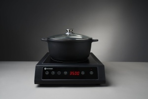 Plita Inductie HENDI 3500 D XL, 3500W, 60-240C, Negru - Img 6