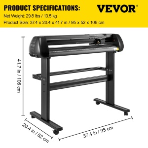 Plotter de taiere VEVOR, 720 mm, 3 lame, precizie de 0,01 mm - Img 4