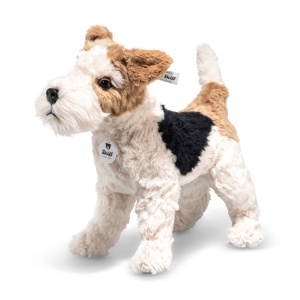 Plus de Jucarie Steiff Foxy Foxterrier 32cm, Culoare Creme, Negru si Lapte - Img 2