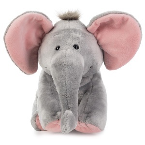 Plus Elefant BabySugar Schaffer 5193 - Culoare gri-roz, 30 cm, pentru bebelusi - Img 2