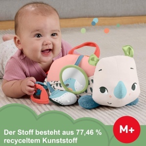 Plus Nashorn pentru Neugebore de la Fisher-Price, Activitati senzoriale, 0 luni - Img 3