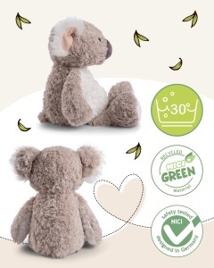 Plush Koala Karbor NICI 50cm gri - Jucarie din plus pentru copii si adulti - Img 3