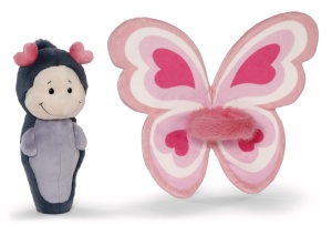 Plush Toy NICI Love Fluture 21cm in Cutie Cadou - roz - Jucarie Moale pentru Copii si Adulti - Img 5