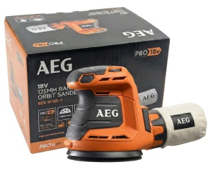Polizor Excentric AEG BEX18-125-0, 18 V, 125 mm, 22000 rpm
