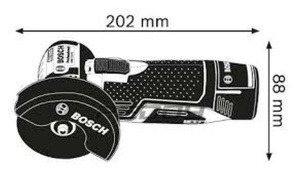 Polizor unghiular Bosch Professional GWS 12V-76 12V 2 acumulatori 30Ah incarcator rapid L-BOXX - Img 2