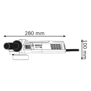 Polizor unghiular Bosch Professional GWS 880 880W Disc 125mm Design ergonomic - Img 3