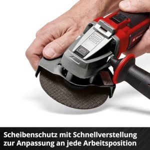 Polizor unghiular cu acumulator Einhell TE-AG 18115 Q Li-Solo, 18V, 115 mm, 8500 RPM - Img 10