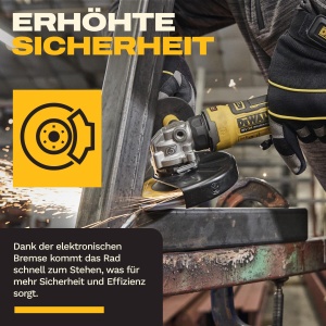 Polizor unghiular DEWALT DCG404N-XJ, 18V, 125mm, motor fara perii - Img 4