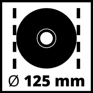 Polizor unghiular Einhell TE-AG 125750 Kit 750W Vibratii reduse Diamant Trennscheibe - Img 9