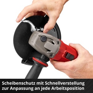 Polizor unghiular fara fir Einhell AXXIO 18150, 18V, 700W, disc 150 mm - Img 8