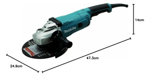 Polizor unghiular Makita GA9020RF, 230 mm, 2200 W, robust - Img 4